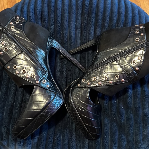 Scene Rimi Platform Bootie Size 9 Black - Picture 6 of 7